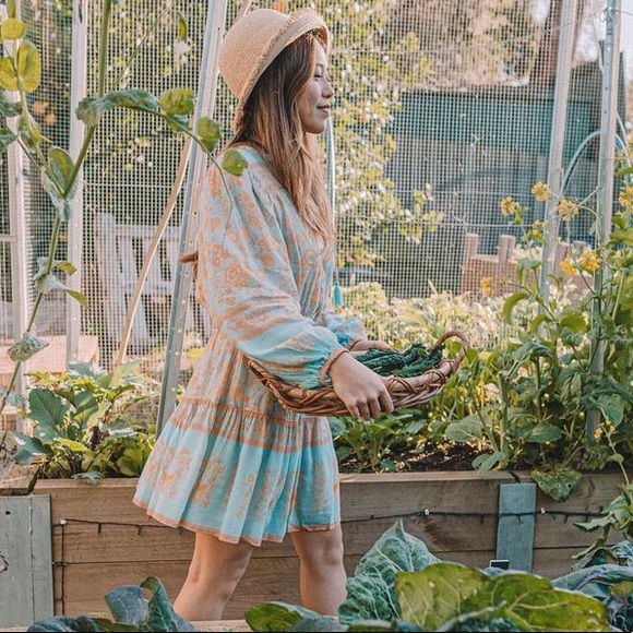 Spell & Gypsy juniper play dress eggshell blue| S - Picture 6 of 16